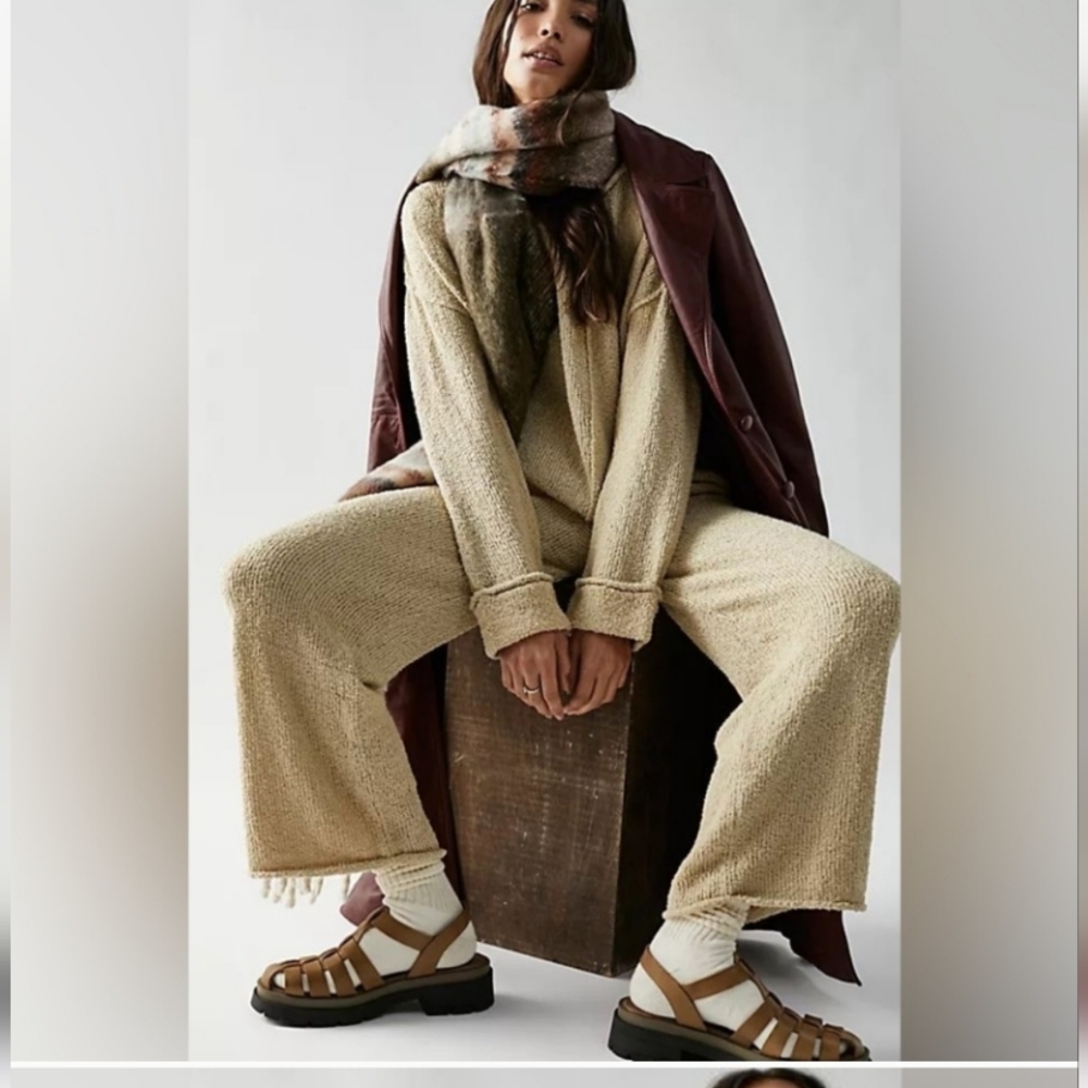 Free People Dunes Sweater Set sz-M nwt 93 % cotton/nylon  7